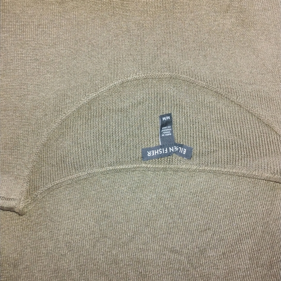 Eileen Fisher Knit Dress | Merino+ Lyocell | M Olive - Picture 4 of 4